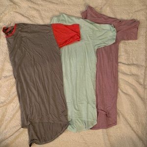 Lot of 3 High Low Tunic Tops